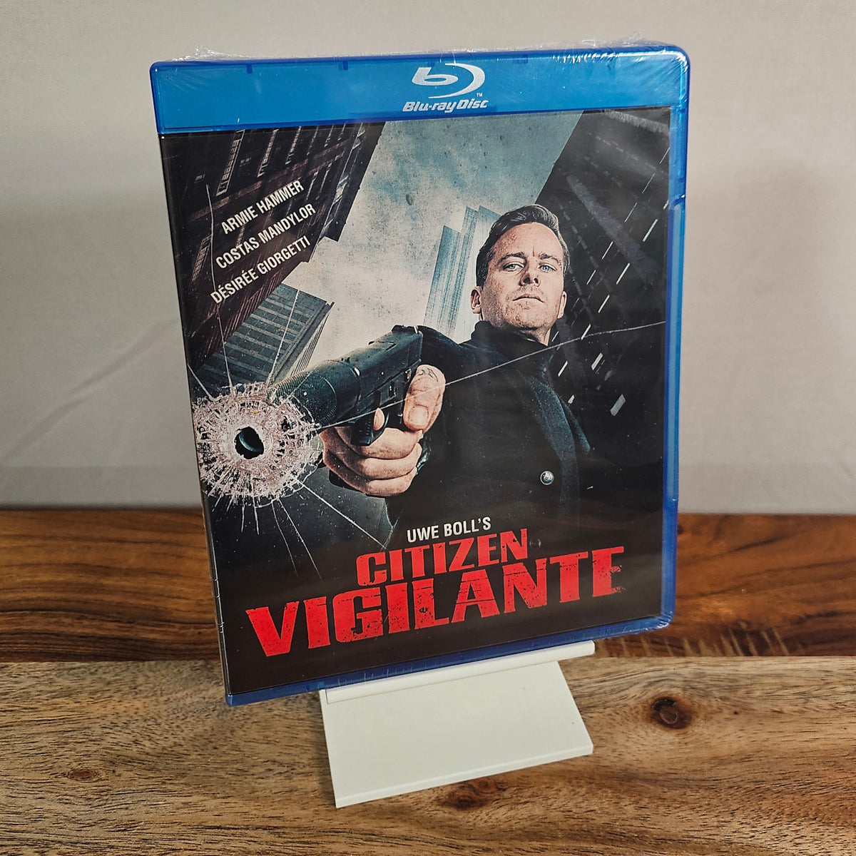 Citizen Vigilante Blu-ray neu und originalverpackt – Vorderseite mit Armie Hammer