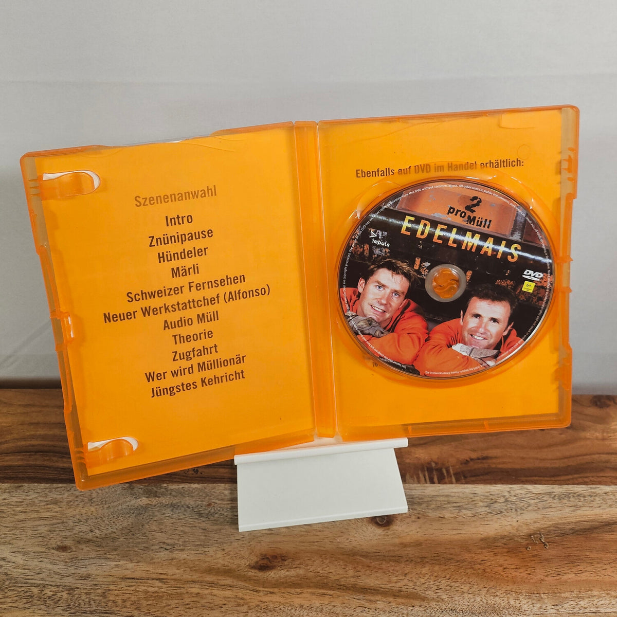 Edelmais 2 pro Müll DVD – geöffnete Originalhülle mit Disc