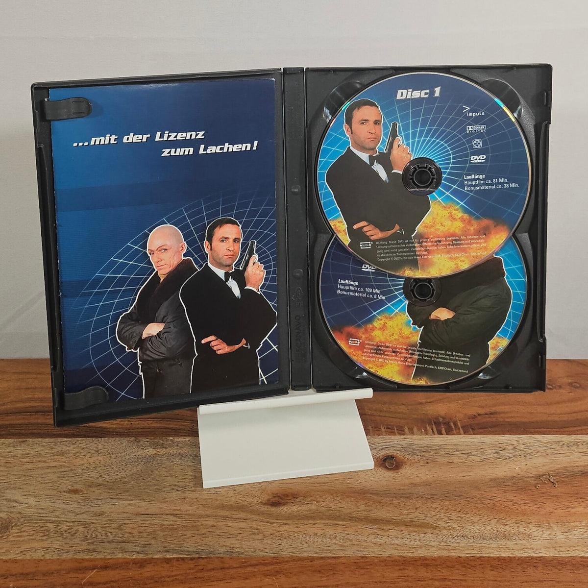Schmirinski's Top of Switzerland – geöffnete Doppel-DVD-Hülle