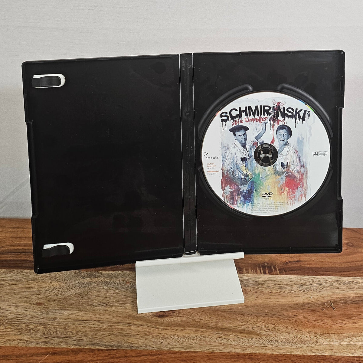 Schmirinski's Die Unvollendete DVD – geöffnete Originalhülle mit Disc