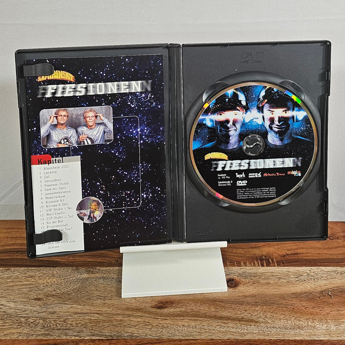 Schmirinski's Fiesionen DVD – geöffnete Originalhülle mit Disc und Beilage