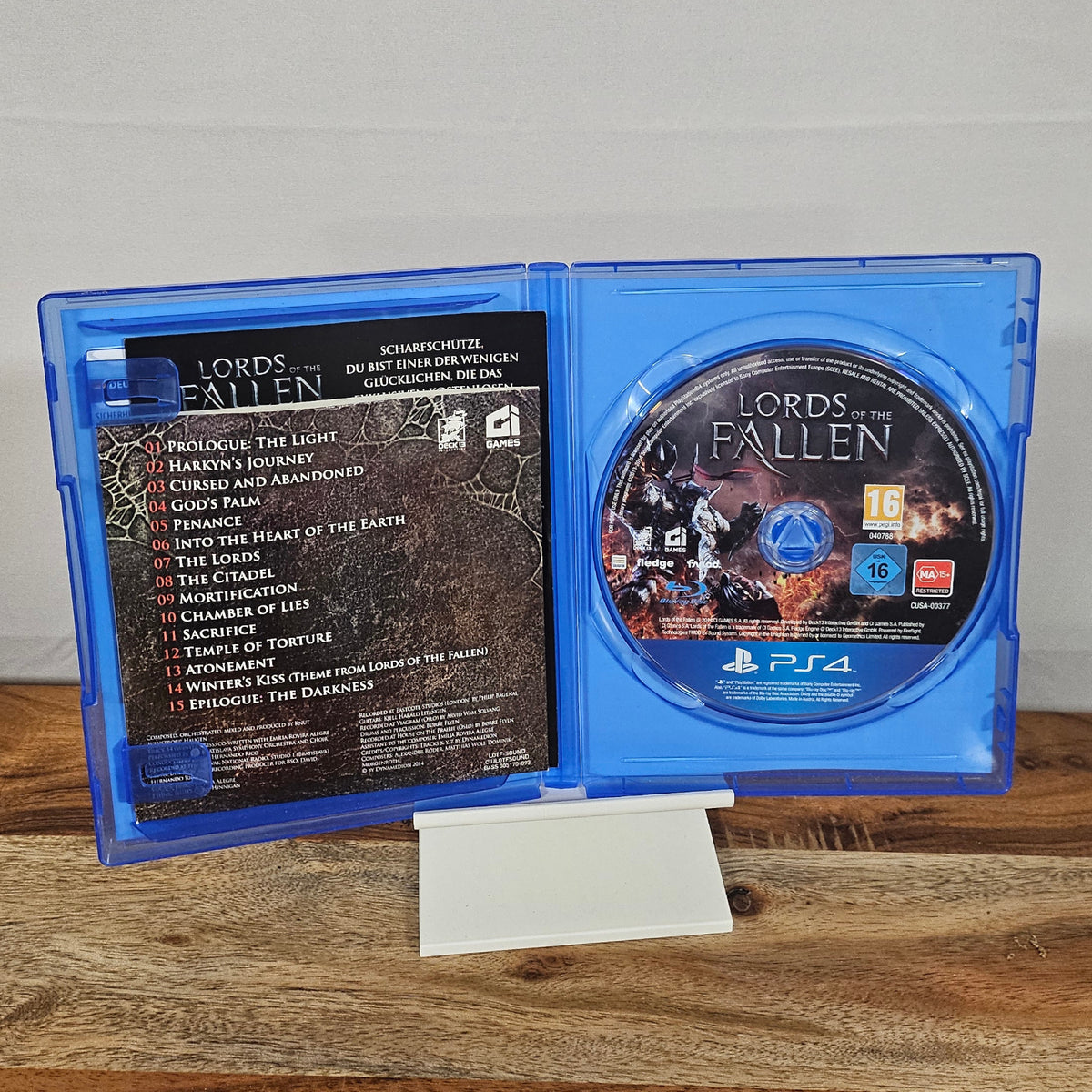Lords of the Fallen Game of the Year Edition für PlayStation 4 – geöffnete Originalhülle mit Disc und Beilage