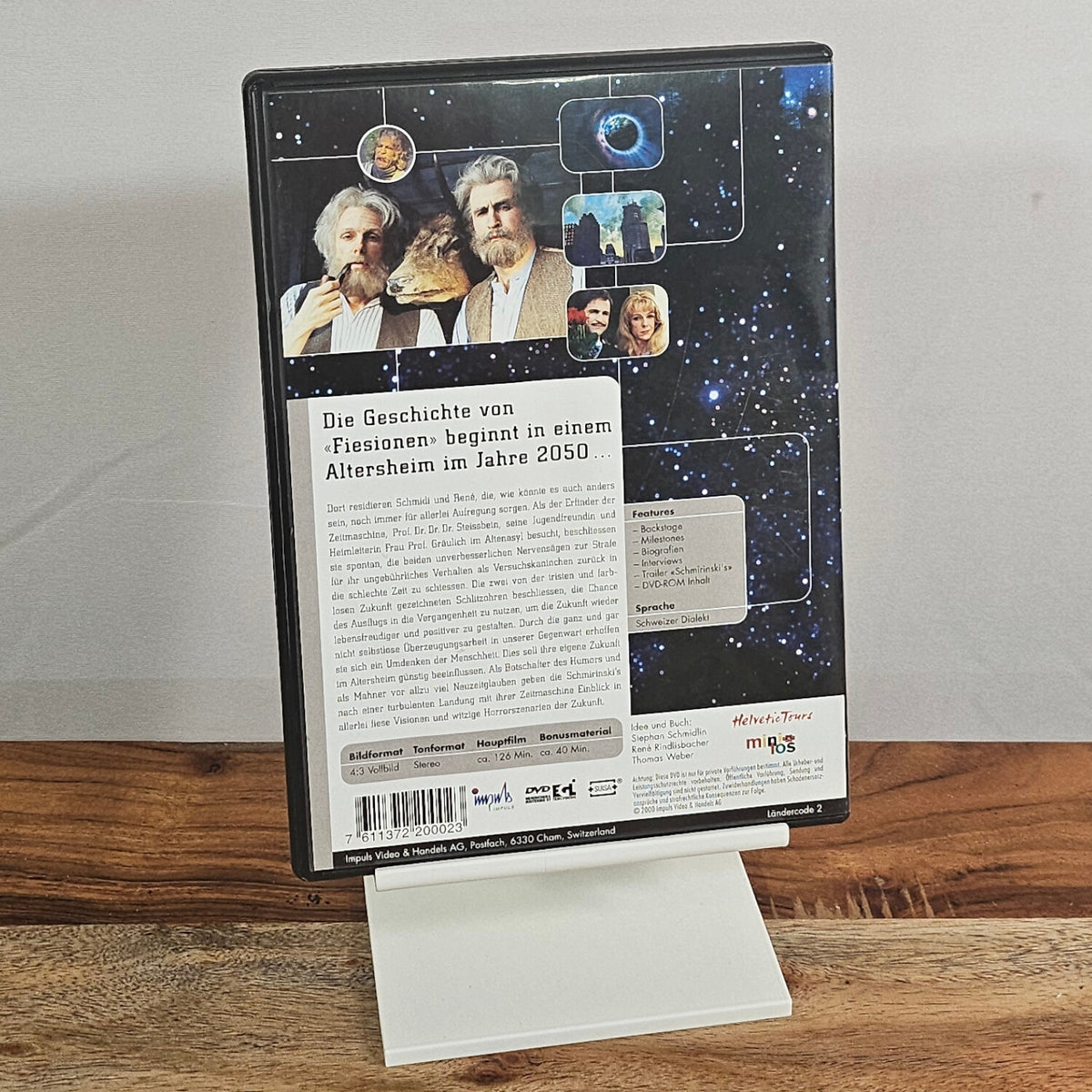 Schmirinski's Fiesionen DVD – Rückseite mit Programminformationen