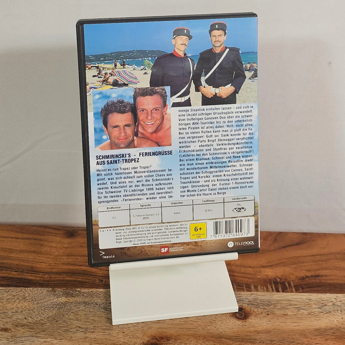 Schmirinski's Feriengrüsse aus Saint-Tropez DVD – Rückseite