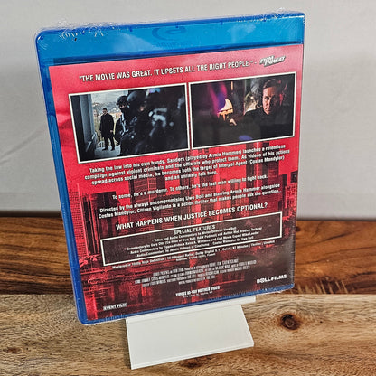 Citizen Vigilante Blu-ray – Rückseite mit Handlung, technischen Angaben und Bonusmaterial