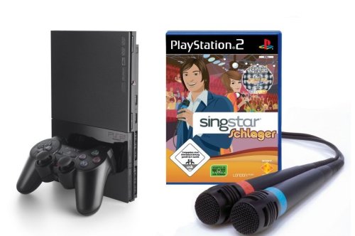 🎤 Schlagerparty garantiert – PS2 Playstation 2 Karaoke-Set mit SingStar Schlager