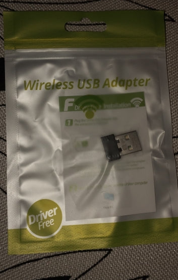 Fenvi WiFi 6 Adapter AX286 – Mini USB Dongle für Hochgeschwindigkeits-WLAN (2,4 GHz, 300 Mbps) – Kompatibel mit Windows 7, 10 & 11