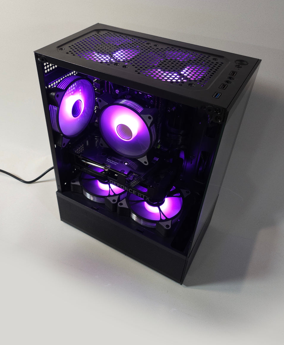 High-Performance-PC Workstation mit GeForce RTX 4060 – 18-Kern-Xeon-CPU, 64 GB RAM, RGB, 512 GB SSD – Gaming und Kreatives