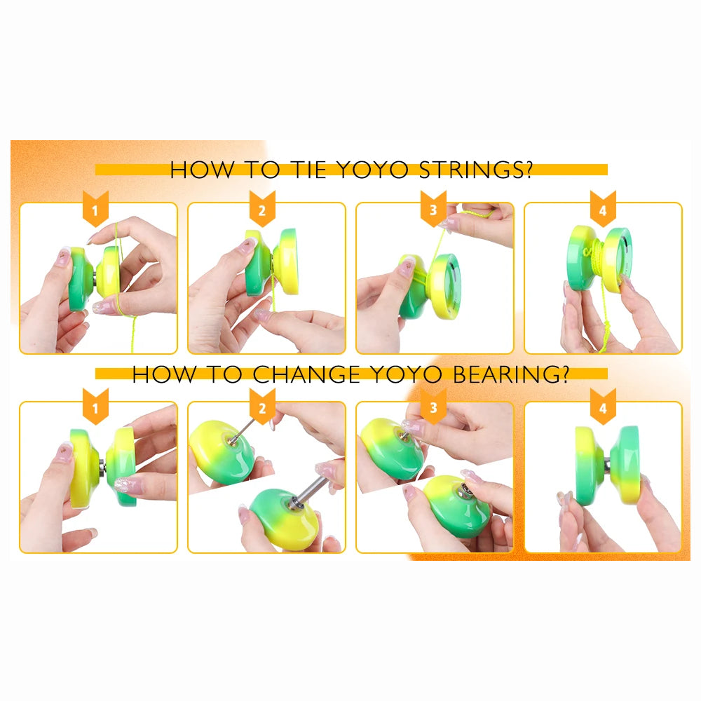 MAGICYOYO K2 Crystal – Yo-Yo für Anfänger & Fortgeschrittene Jojo Geschenk Kinder