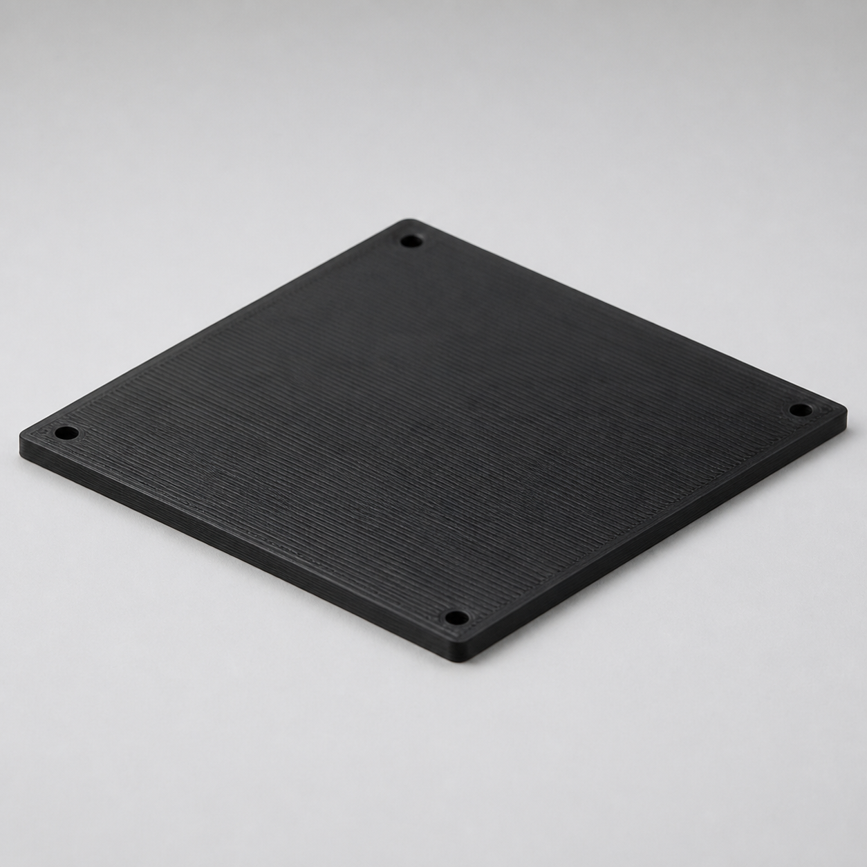 Schwarze geschlossene 120-mm-Lüfter-Blindabdeckung aus dem 3D-Druck