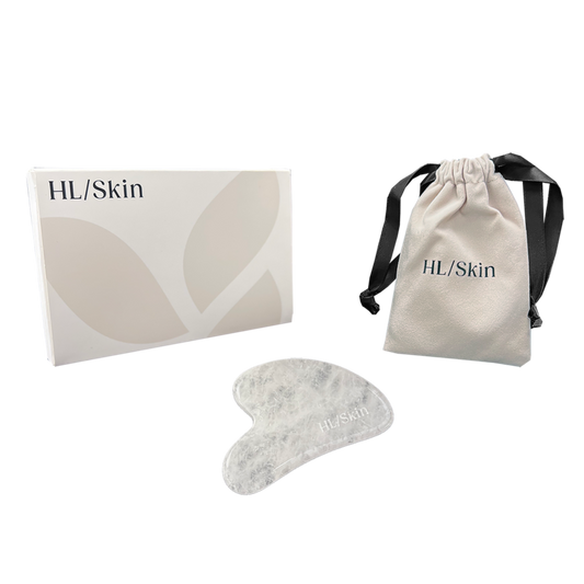 HL/Skin Gua Sha Tool aus weisser Jade