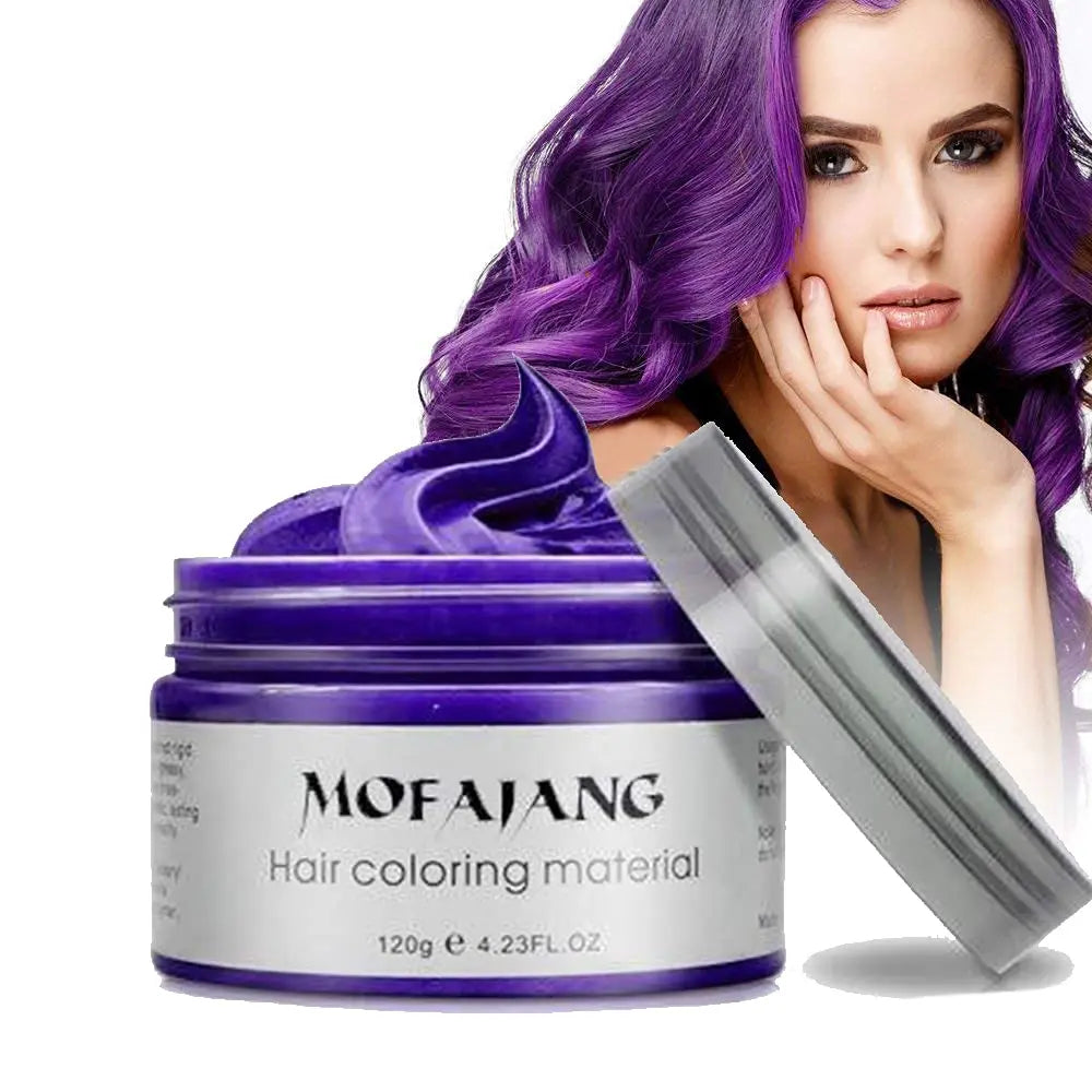 Violett Temporäre Haarfarbe 120g Wachs Styling 🎉 Mengenrabatt! Ab 3 Stück nur 9,90 pro Haarfarbe!