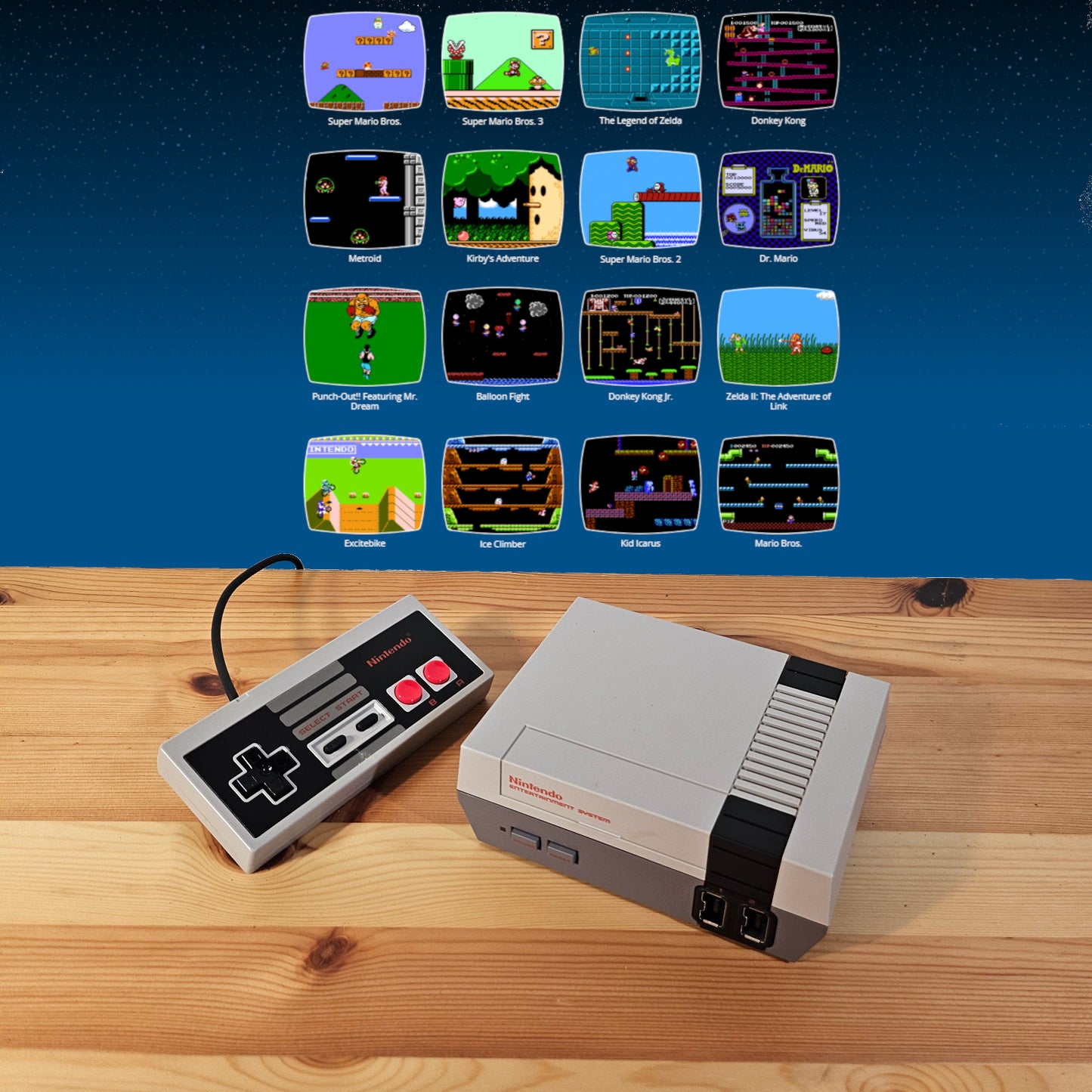 🎮 NES Mini Classic – 30 Spiele auf Knopfdruck erleben