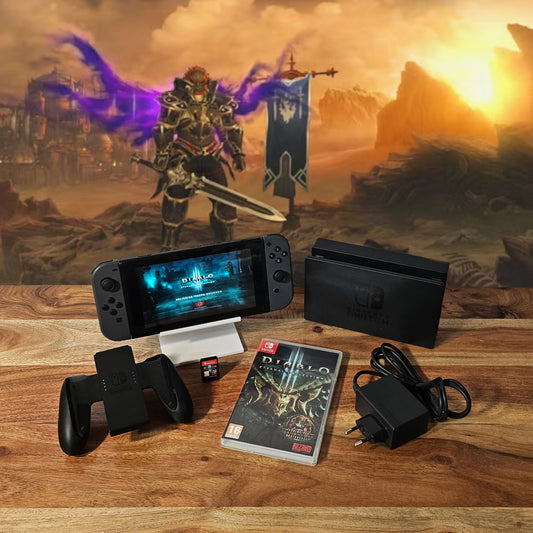 Nintendo Switch Grau + Diablo III Eternal Collection – Occassion