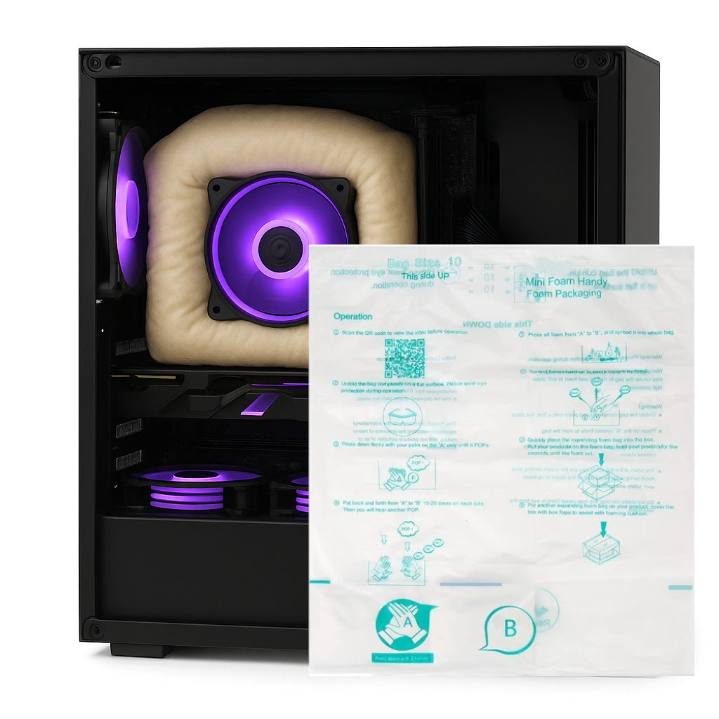 Instapack Instant Pack – Schnell expandierender Verpackungsschaum (1-Stück) Die clevere Lösung für sicheren Versand – ohne Maschine, ohne Aufwand.
