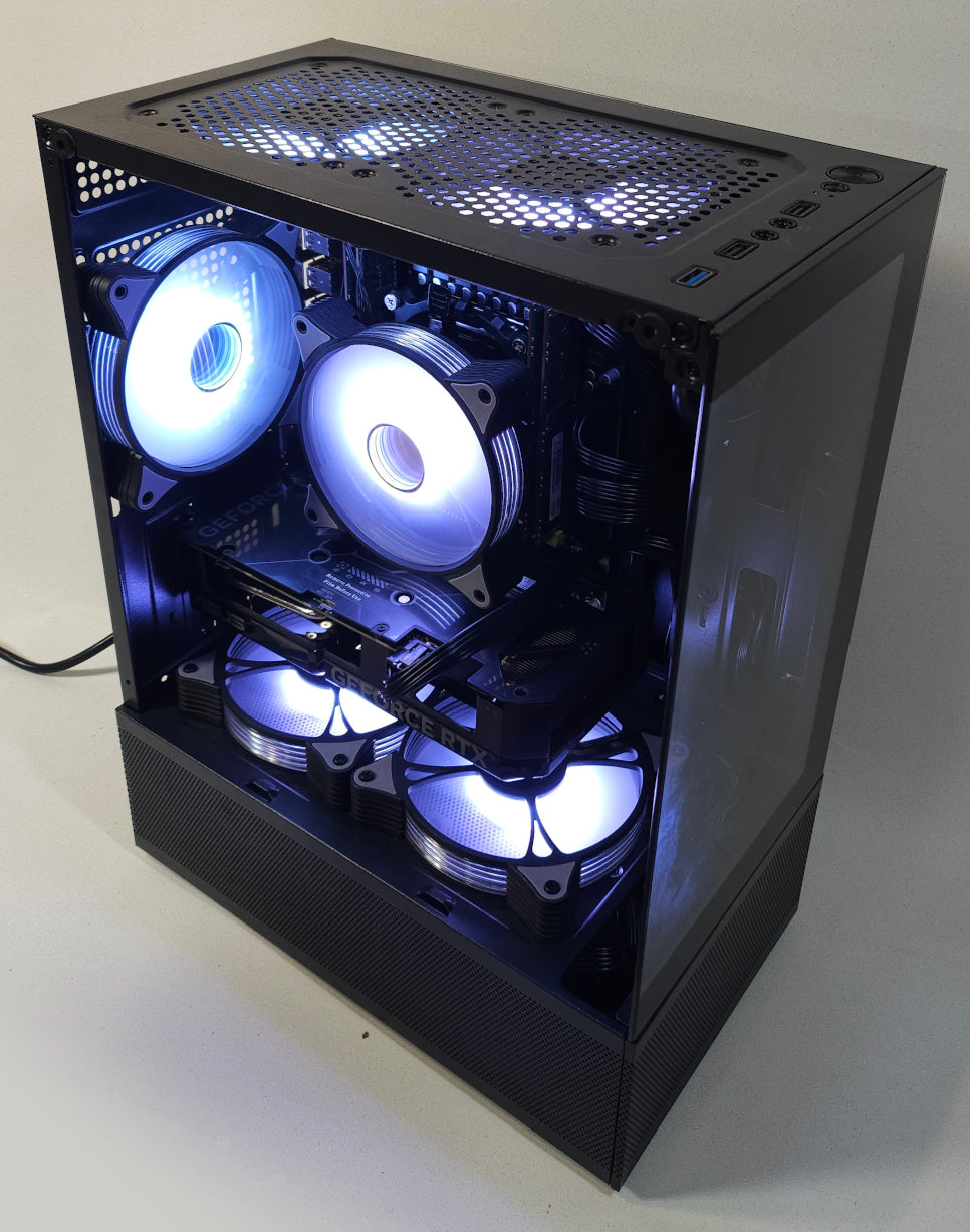 High-Performance-PC Workstation mit GeForce RTX 4060 – 18-Kern-Xeon-CPU, 64 GB RAM, RGB, 512 GB SSD – Gaming und Kreatives