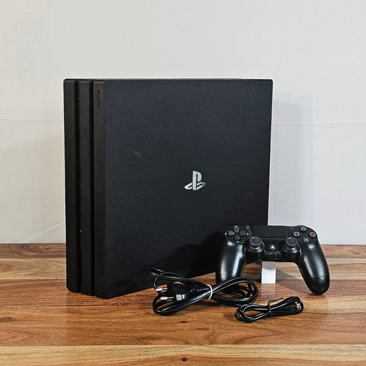 Sony PlayStation 4 Pro PS4 Pro 1TB Konsole Schwarz mit Controller – geprüft