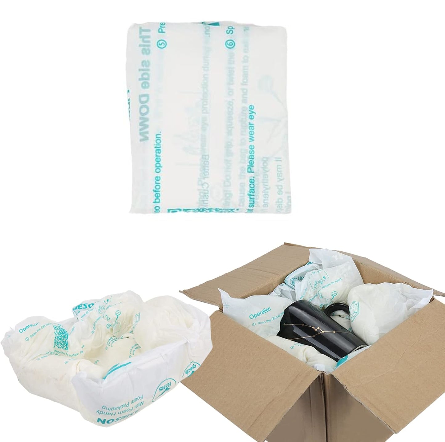 Instapack Instant Pack – Schnell expandierender Verpackungsschaum (1-Stück) Die clevere Lösung für sicheren Versand – ohne Maschine, ohne Aufwand.