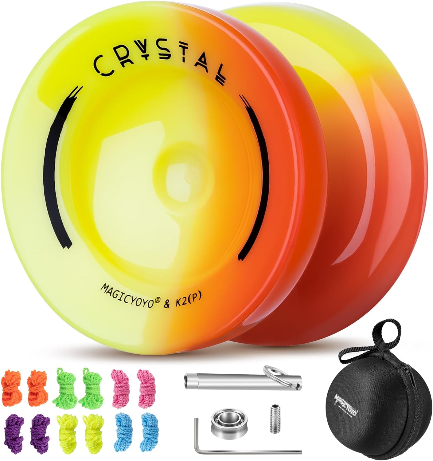 MAGICYOYO K2 Crystal – Yo-Yo für Anfänger & Fortgeschrittene Jojo Geschenk Kinder