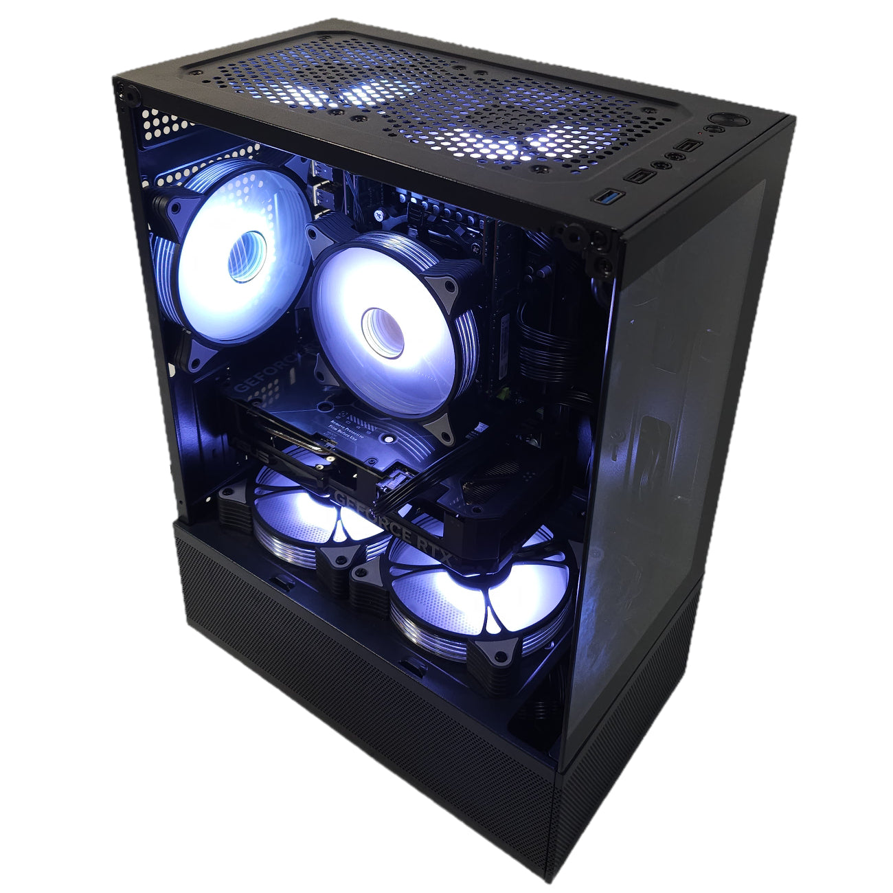 High-Performance-PC Workstation mit GeForce RTX 4060 – Xeon E5-2697 v4, 32 GB RAM (Upgrade auf 64 GB möglich), RGB, 512 GB SSD – Gaming und Kreatives