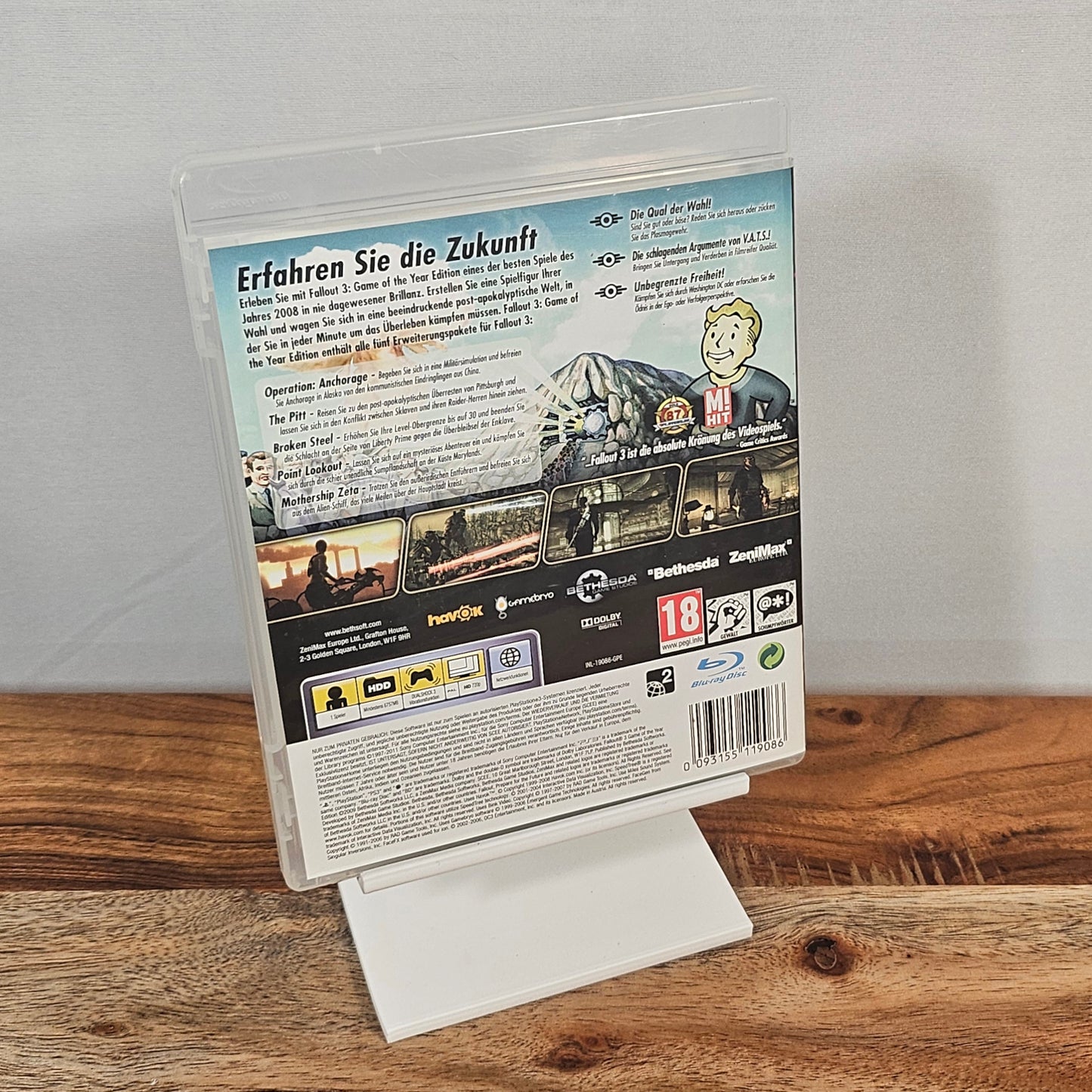 🎮 Fallout 3 PS3 Spiel GOTY Edition Deutsch Uncut - Occassion