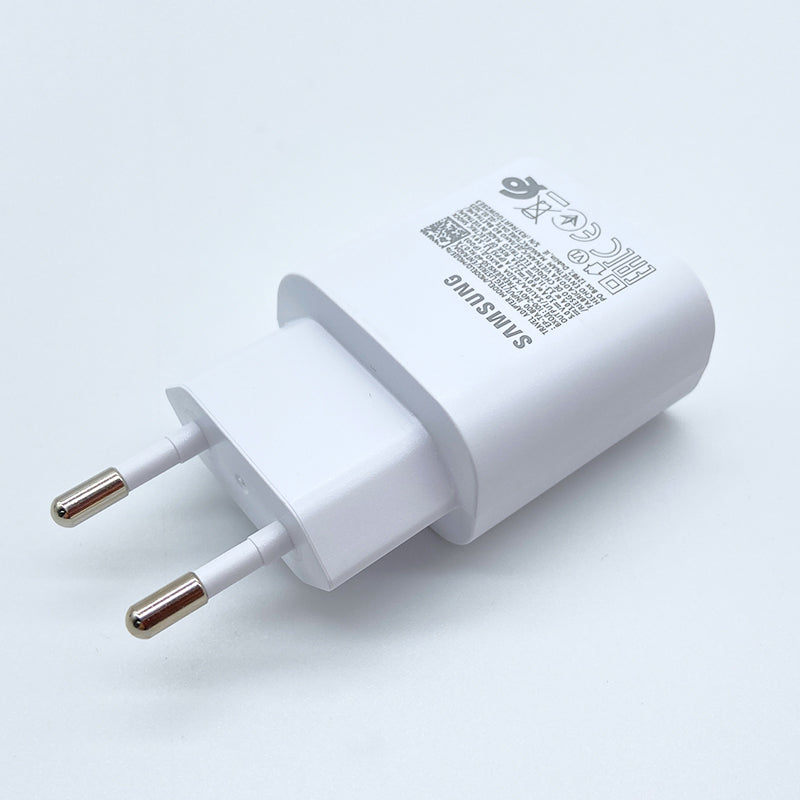 Samsung 25W USB-C Schnellladegerät – Kompatibel mit Galaxy S24, S23, S22, Z Flip/Fold 5-6 und mehr – Schwarz (Kopie)