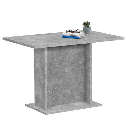 Table à manger FMD 110 cm gris béton