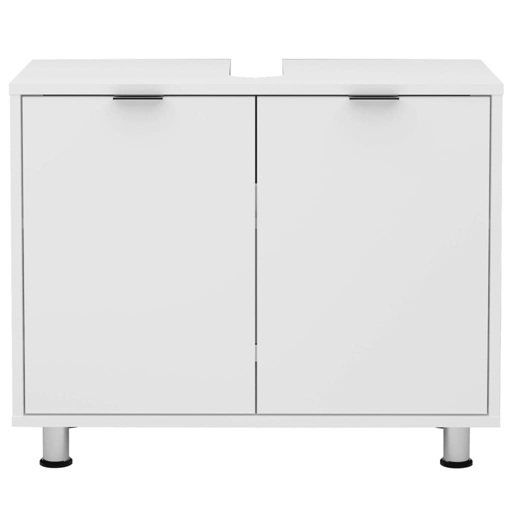 Meuble vasque FMD 70x32,9x49,5 cm blanc