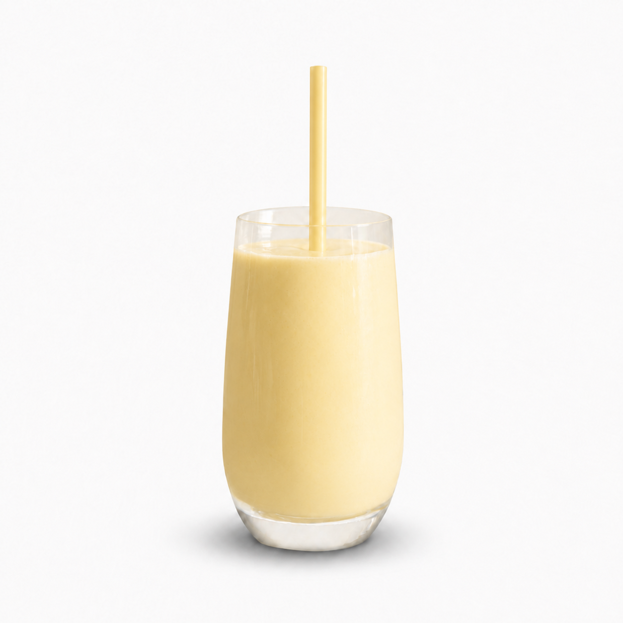 Zubereiteter Herbalife Shake Banana Cream im Glas