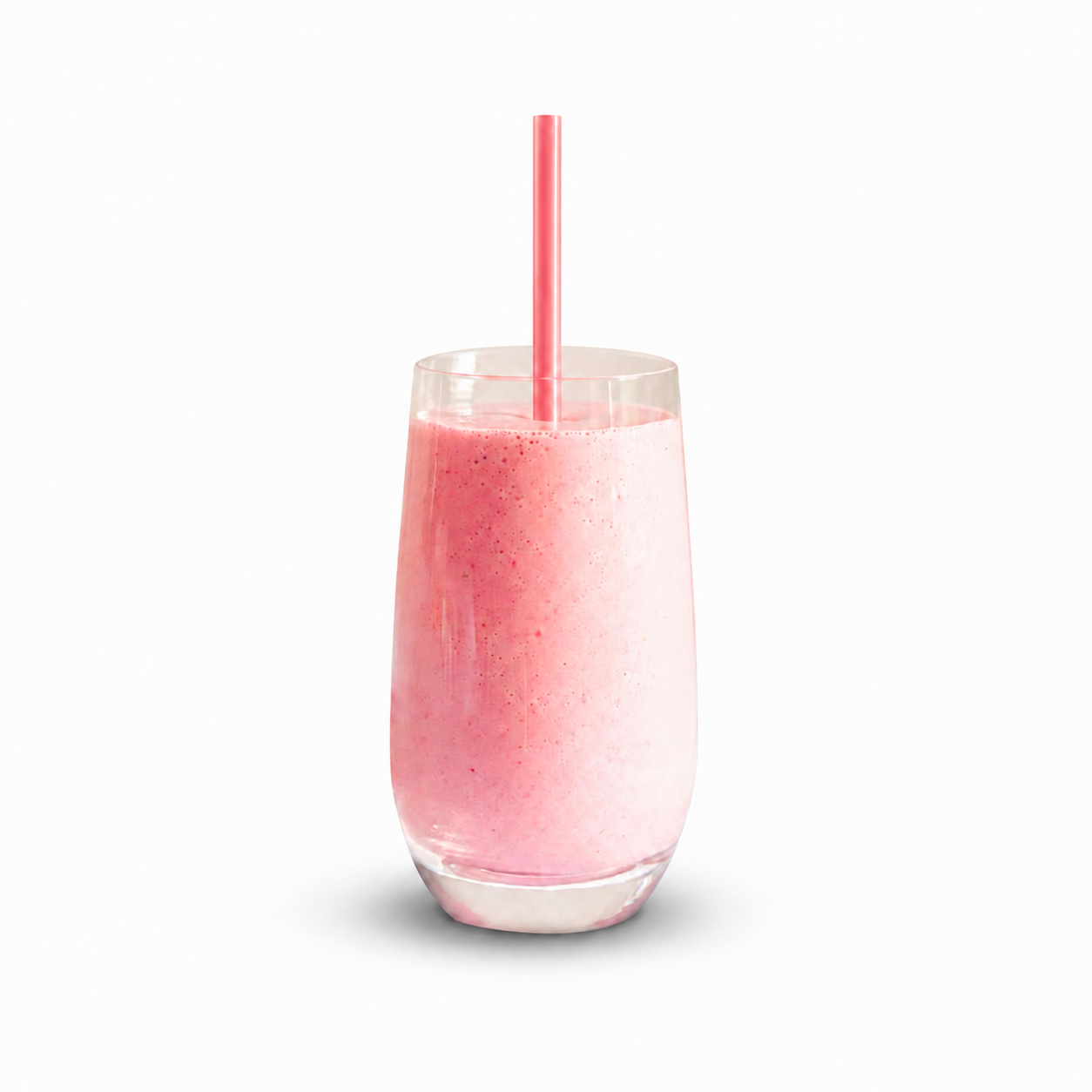 Zubereiteter Herbalife Shake Erdbeere im Glas