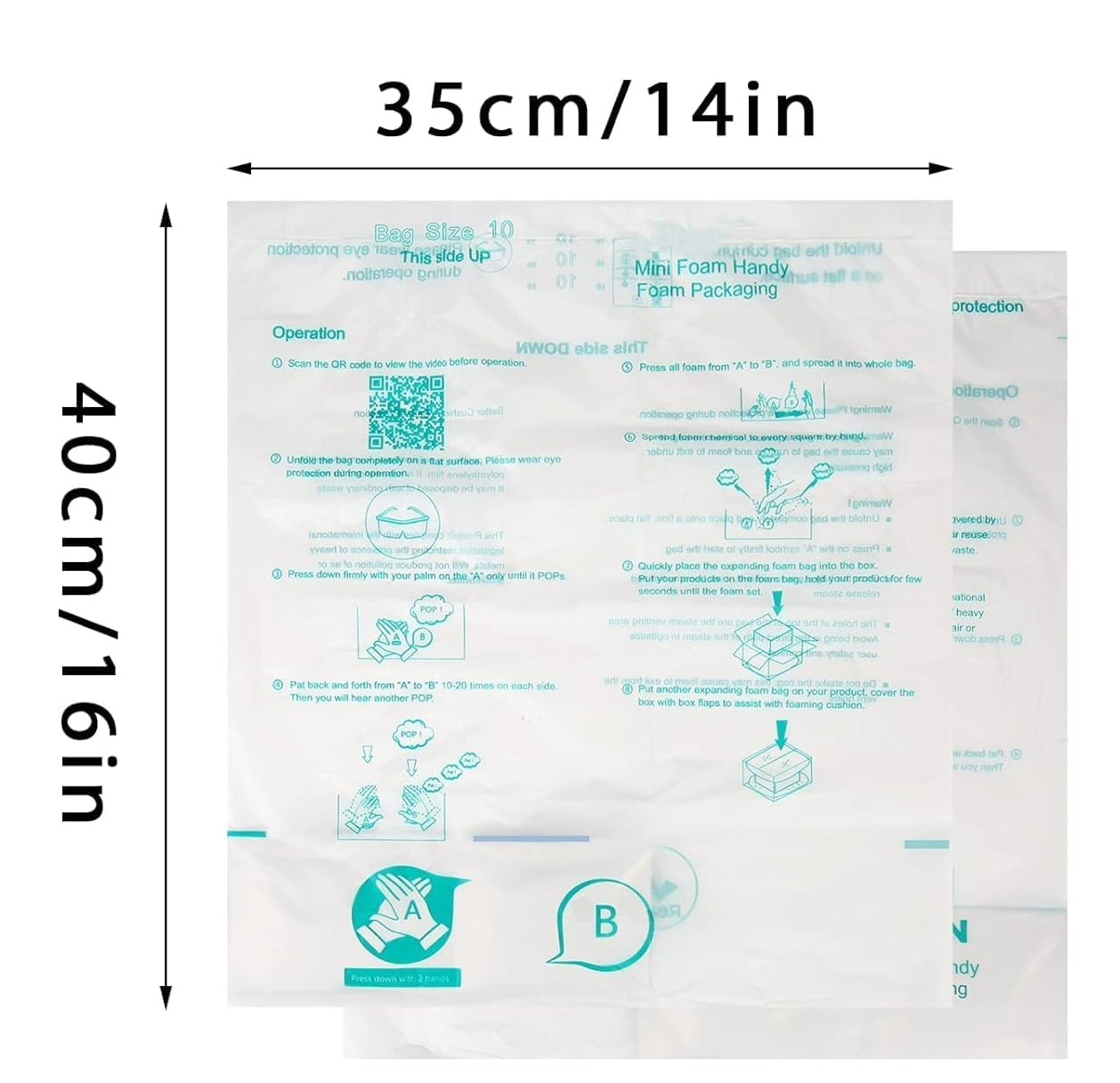 Instapack Instant Pack – Schnell expandierender Verpackungsschaum (1-Stück) Die clevere Lösung für sicheren Versand – ohne Maschine, ohne Aufwand.
