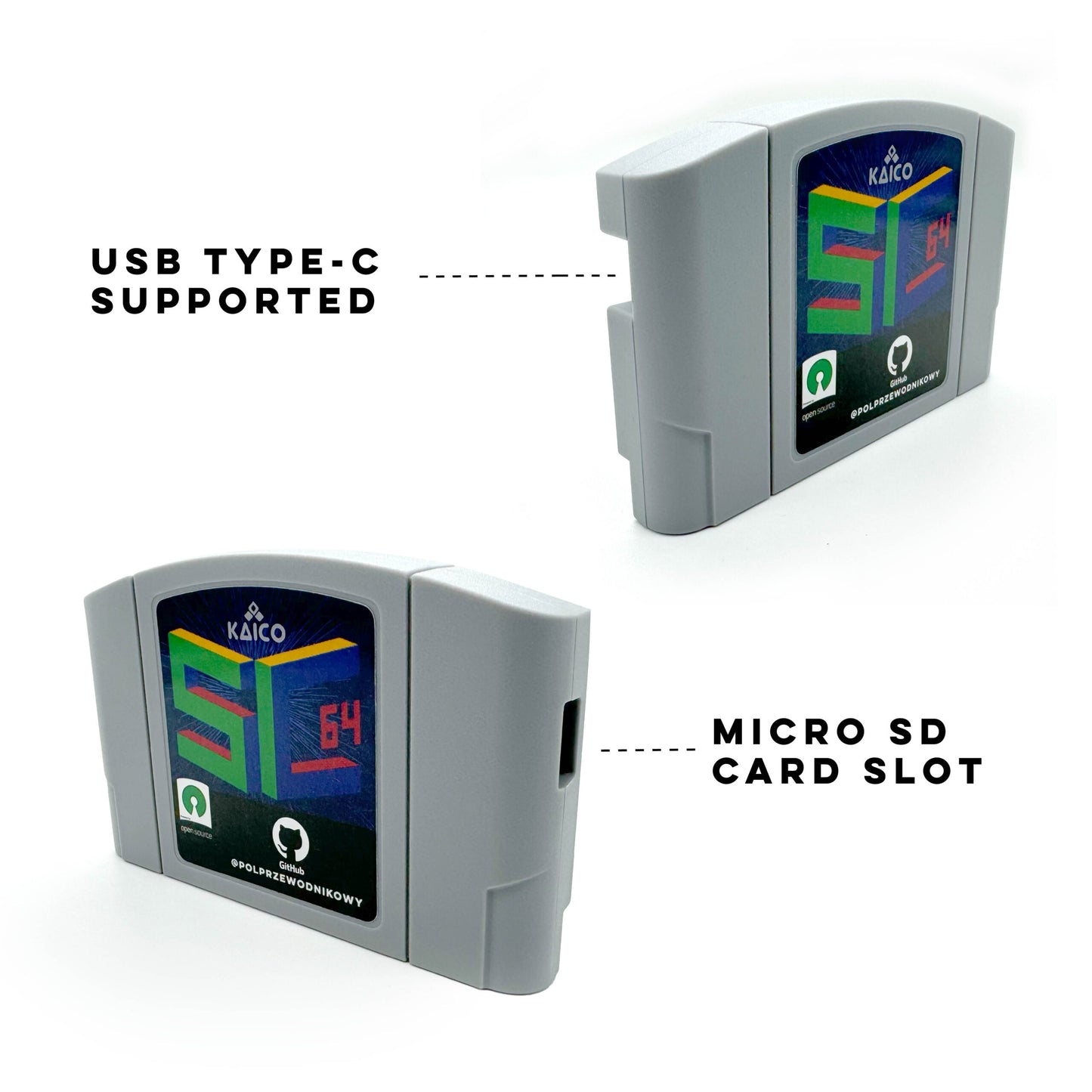 KAICO SummerCart64 – SC 64 N64 Flash Cartridge mit 64DD Support & SD