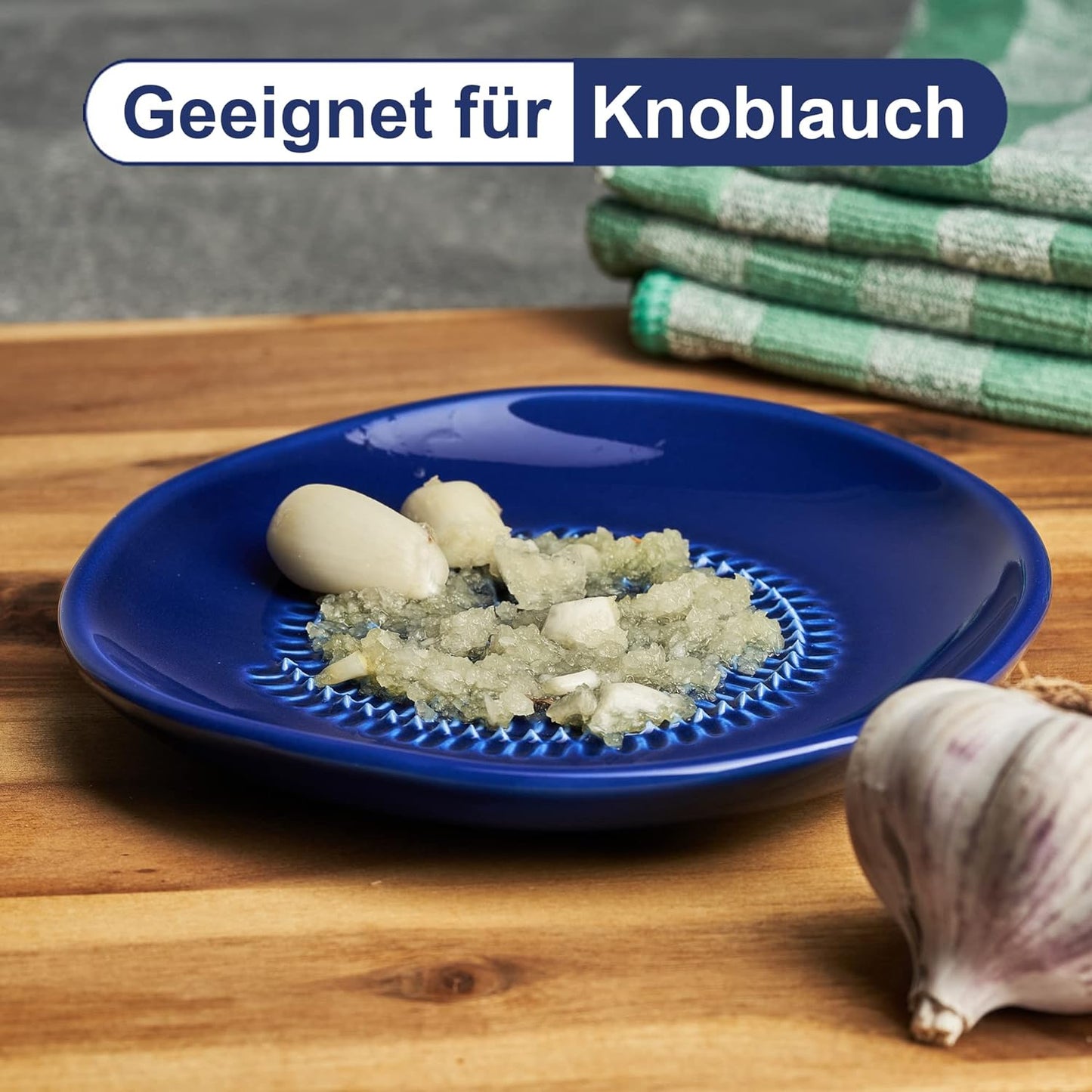 Keramikreibe Set für Ingwer, Knoblauch & Zitrone Raffel – Spülmaschinenfest, Langlebig, Hochwertiges Porzellan