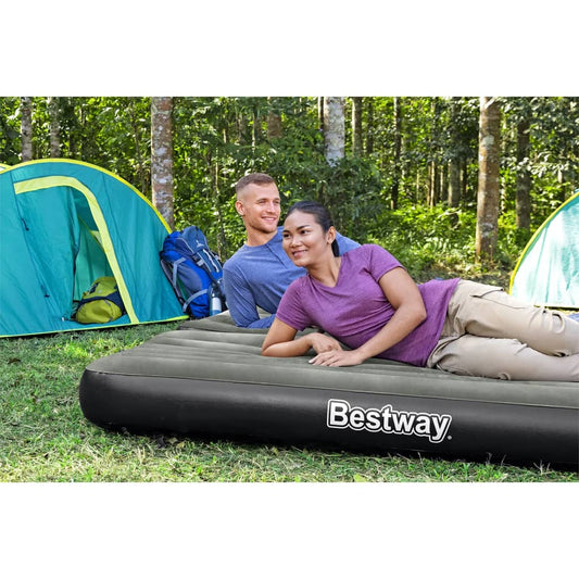 Lit gonflable Bestway 3-en-1 noir et gris 188x99x25 cm