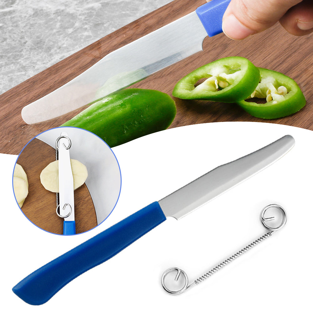 Wundermesser Zaubermesser – Schnelles Schneidemesser für Obst und Gemüse | Quick Slicing Knife | Vielseitiger Küchenhelfer für Gurken, Karotten & Kartoffeln