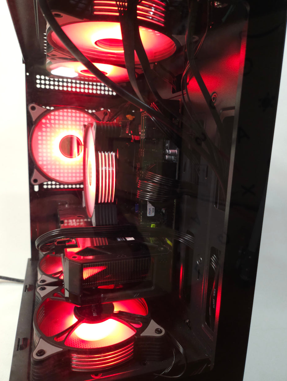 High-Performance-PC Workstation mit GeForce RTX 4060 – 18-Kern-Xeon-CPU, 64 GB RAM, RGB, 512 GB SSD – Gaming und Kreatives