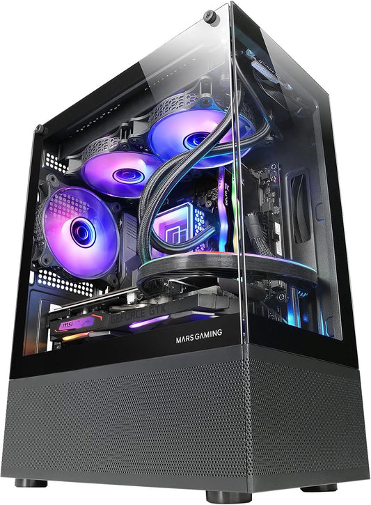 High-Performance-PC Workstation mit GeForce RTX 4060 – 12-Kern-Xeon-CPU, 32 GB RAM, RGB, 512 GB SSD – Perfekt für Gaming und Kreatives