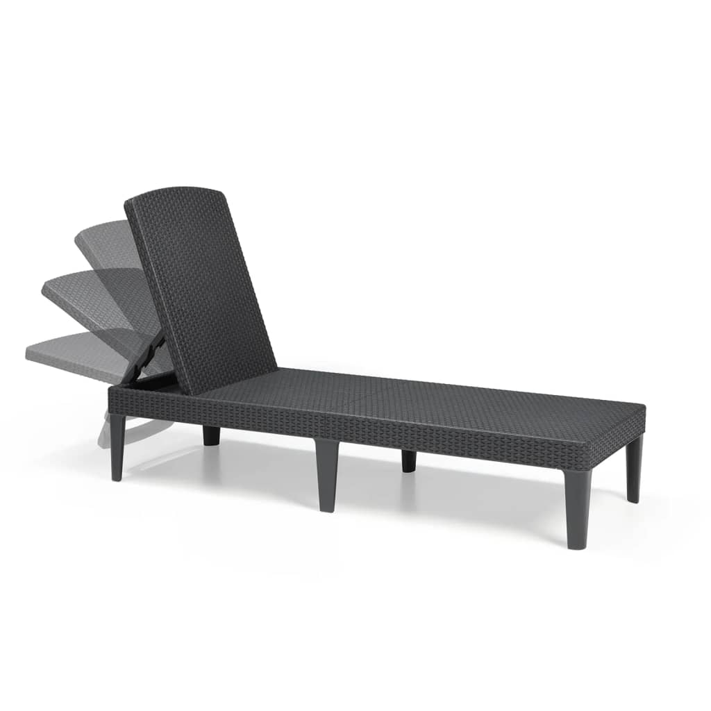 Keter chaise longue Jaipur gris graphite 235162