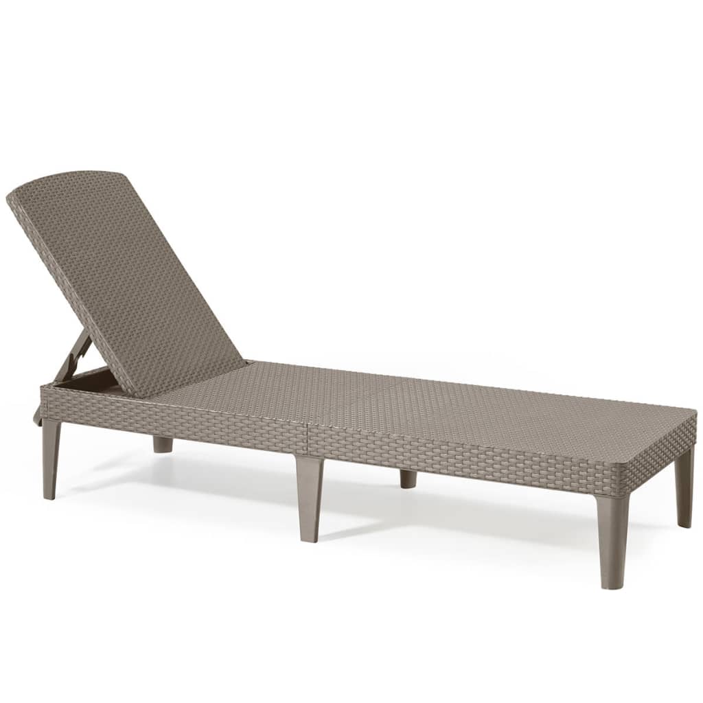 Keter chaise longue Jaipur marron cappuccino 235163