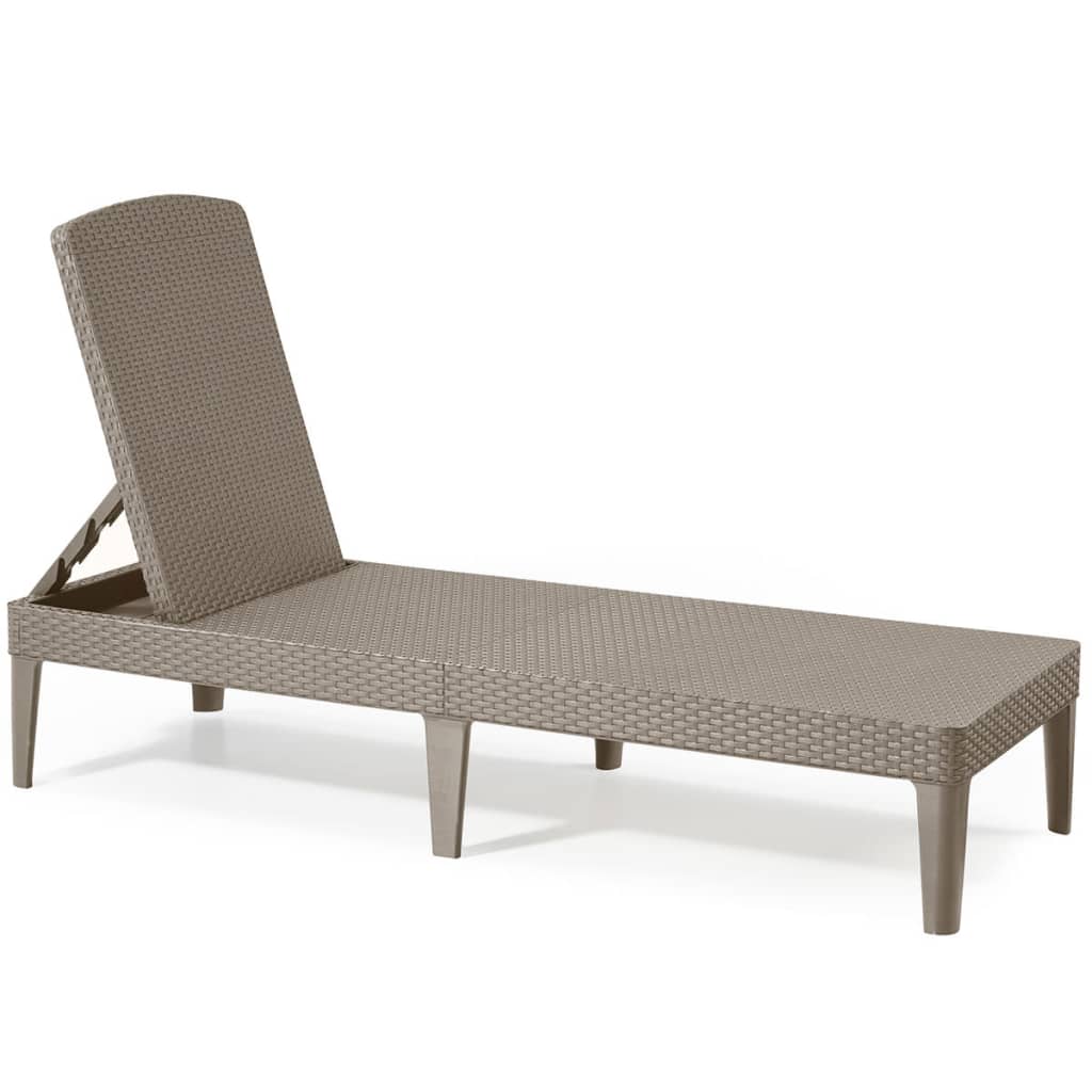 Keter chaise longue Jaipur marron cappuccino 235163