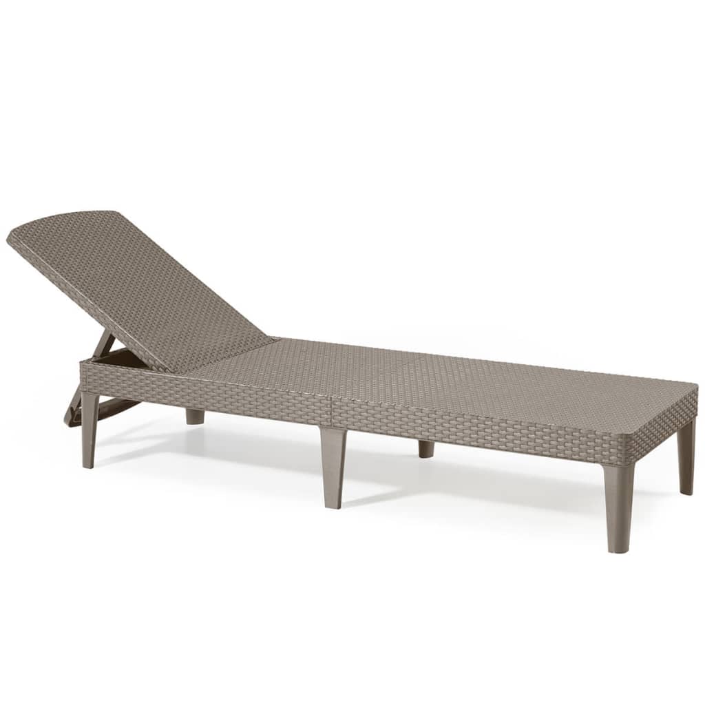 Keter chaise longue Jaipur marron cappuccino 235163