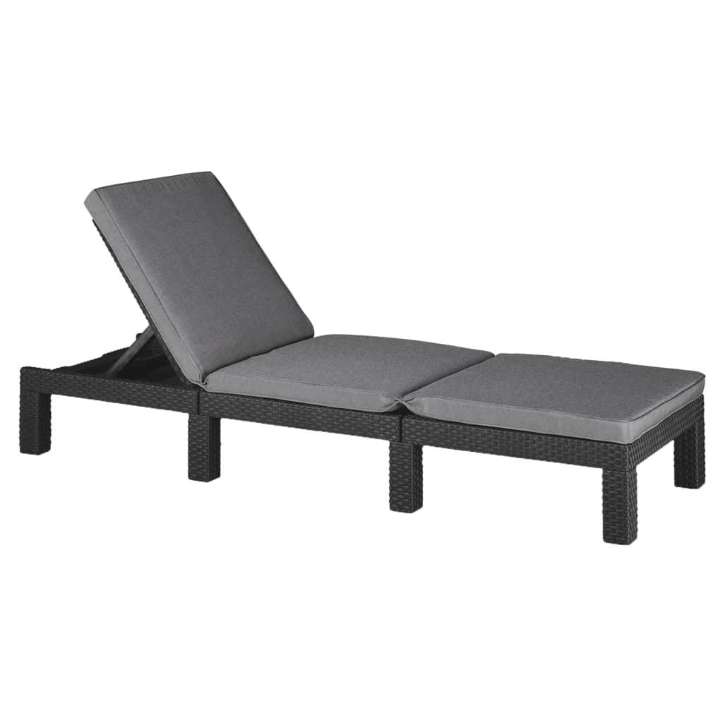 Bain de soleil Keter avec coussin Daytona graphite