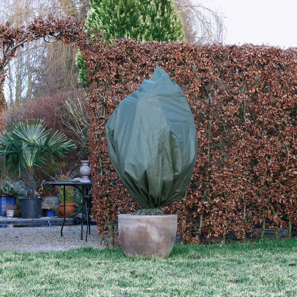 Cagoule antigel polaire d'hiver Nature 3 pièces 50 g/m² 100x50 cm vert