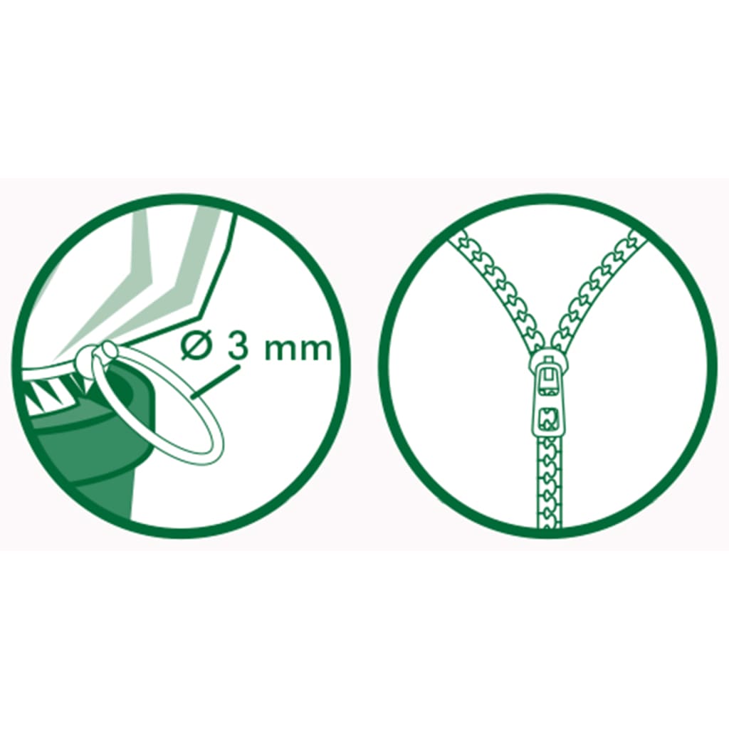 Wintervlies mit Reißverschluss Weiß 70 g/m² 1,5×1,5×2 m