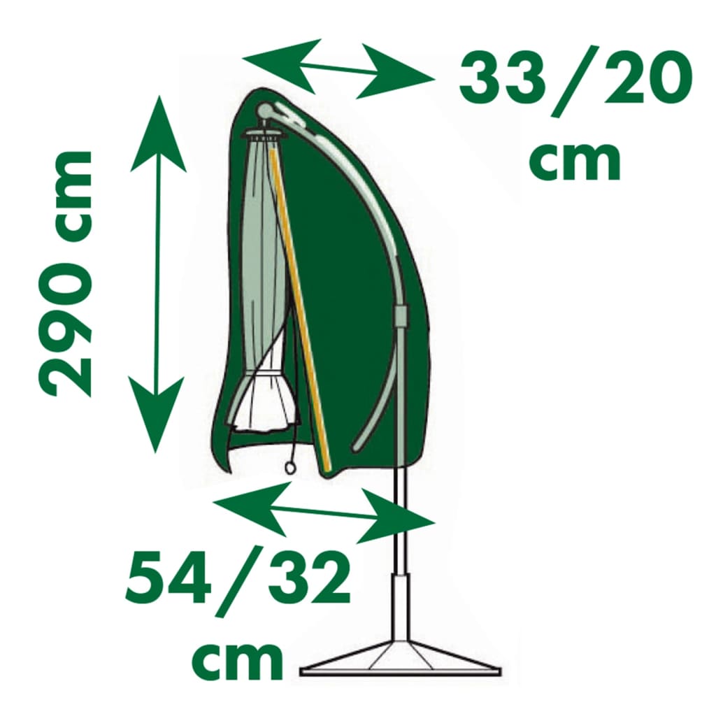 Housse de protection Nature pour parasols 54/32x290 cm