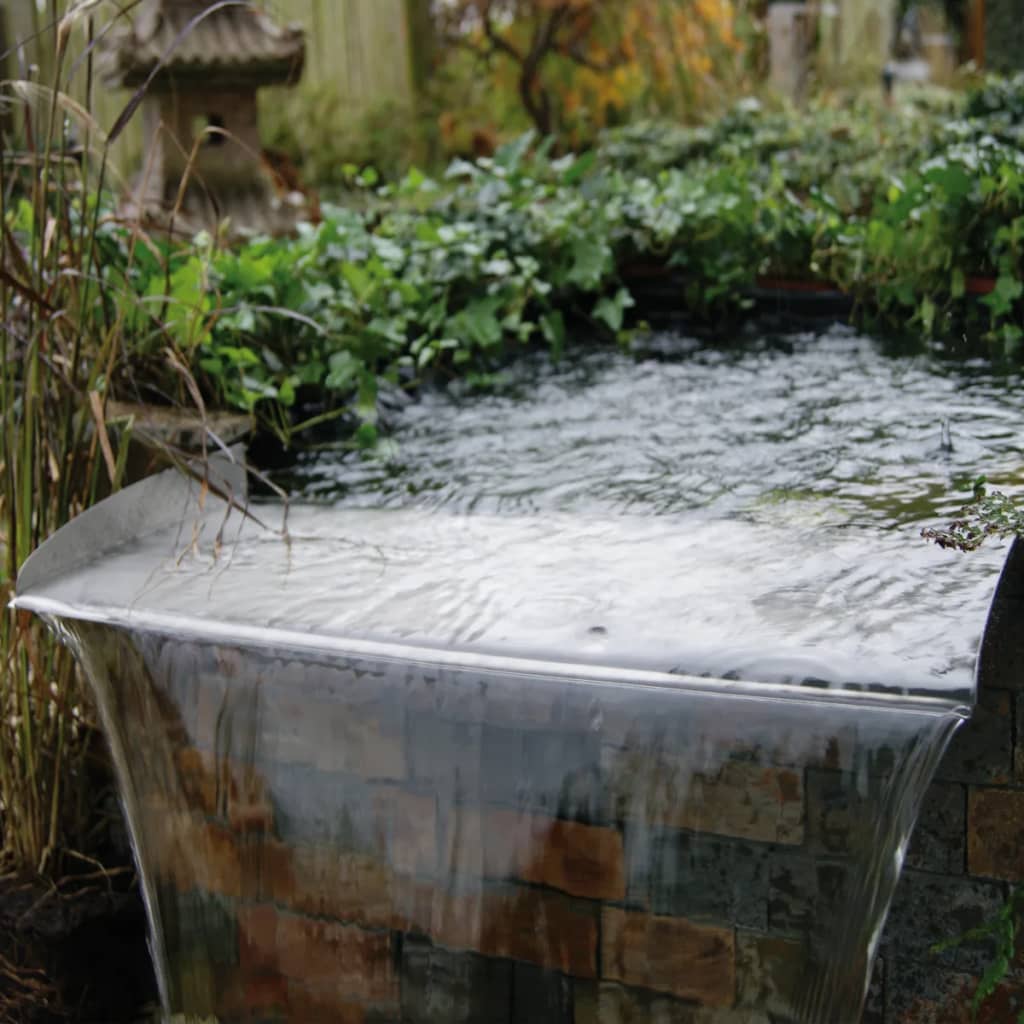 Wasserfall-Element für Gartenteich Brisbane 60 Edelstahl