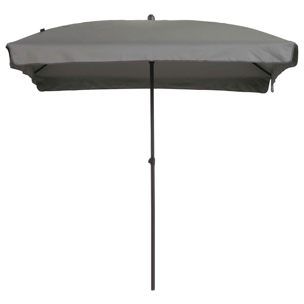 Madison Parasol Patmos Luxe Rectangulaire 210x140 cm Gris Clair