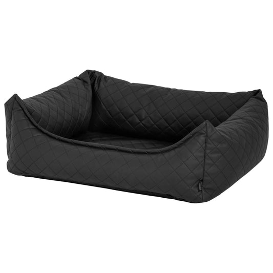 Hundebett Skai Check 100x80x25 cm Grau