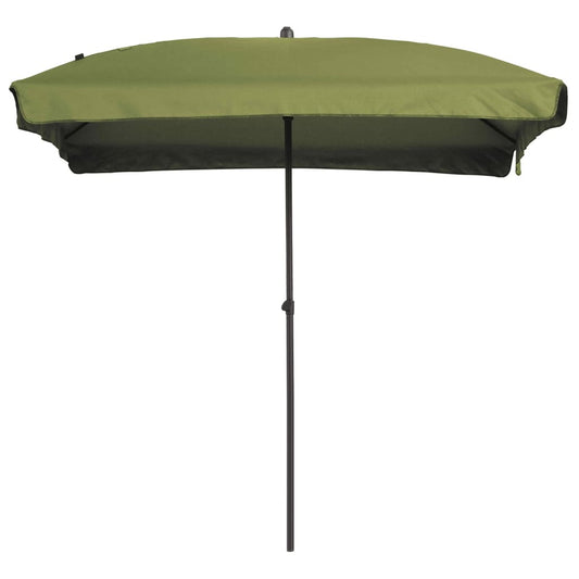 Madison Parasol Patmos Luxe Rectangulaire 210x140 cm Vert Sauge