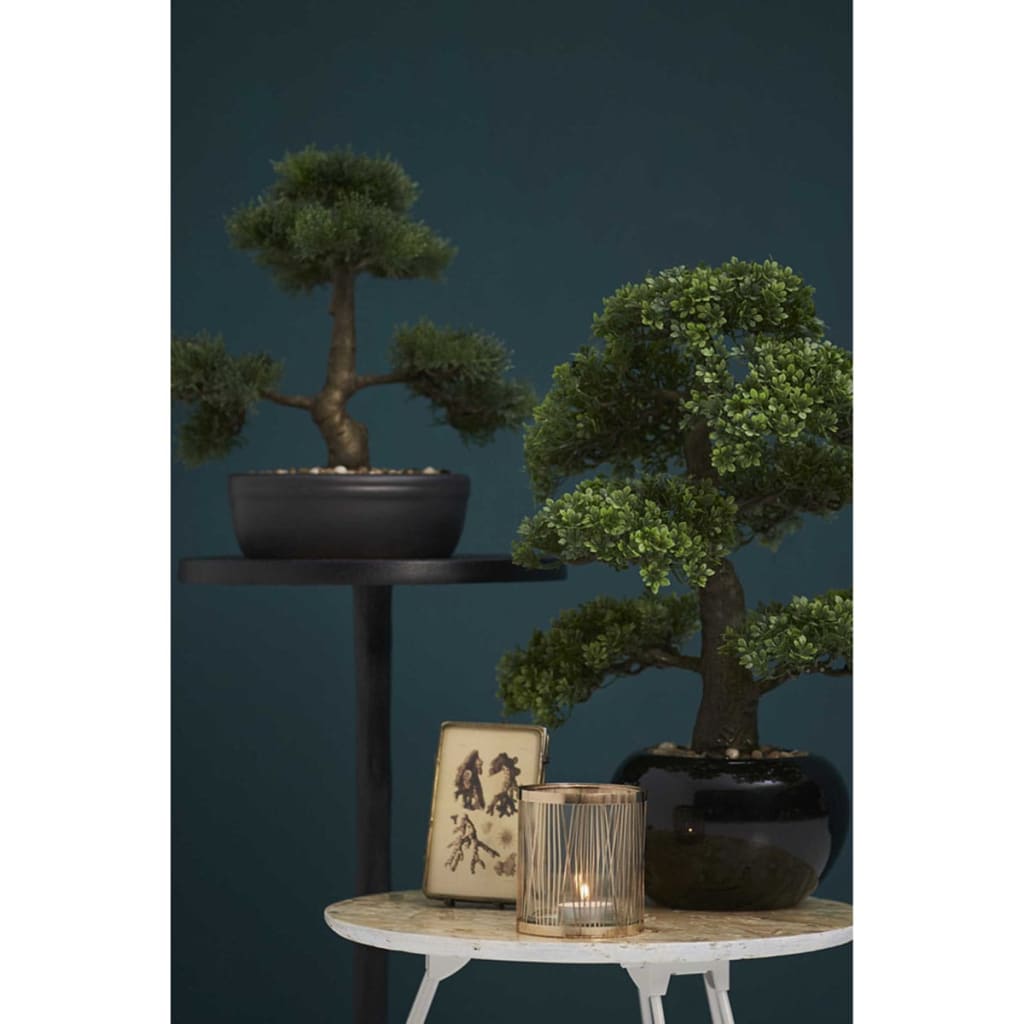 Kunstpflanze Bonsai Zeder Grün 32 cm 420001